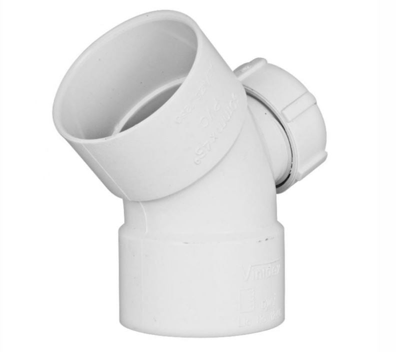 45 Degree Bend 50mm with Inspection Point