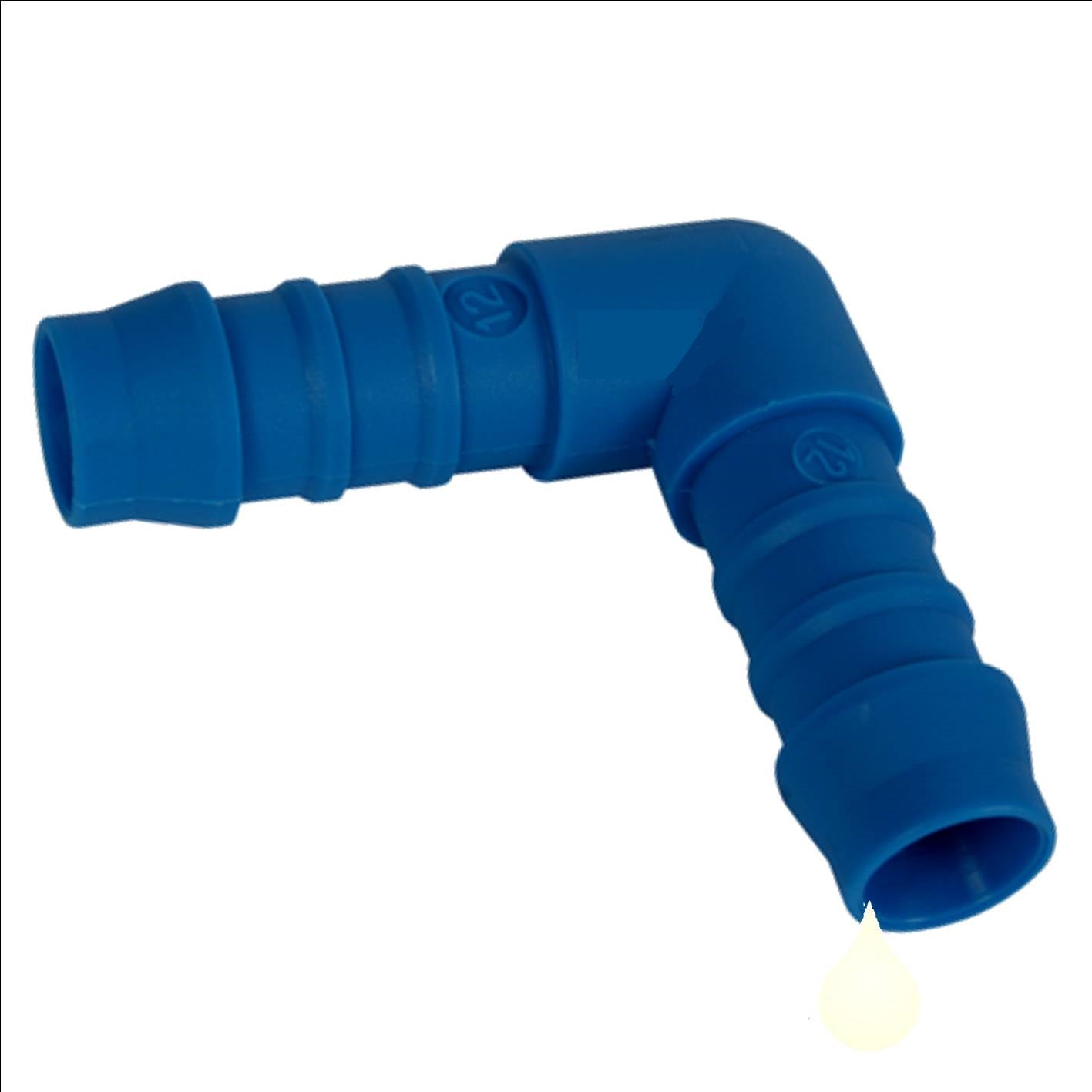 Tefen Chem Elbow 6 mm (1/4")