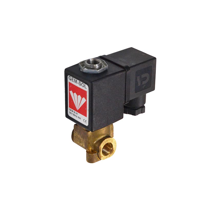 Gemsol 24VAC 8W 3W N/C 2.4mm Solenoid