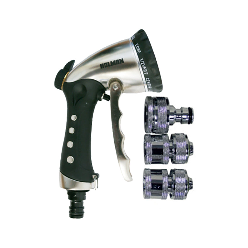 Holman Trigger Watering Hose Attachment Platinum Set