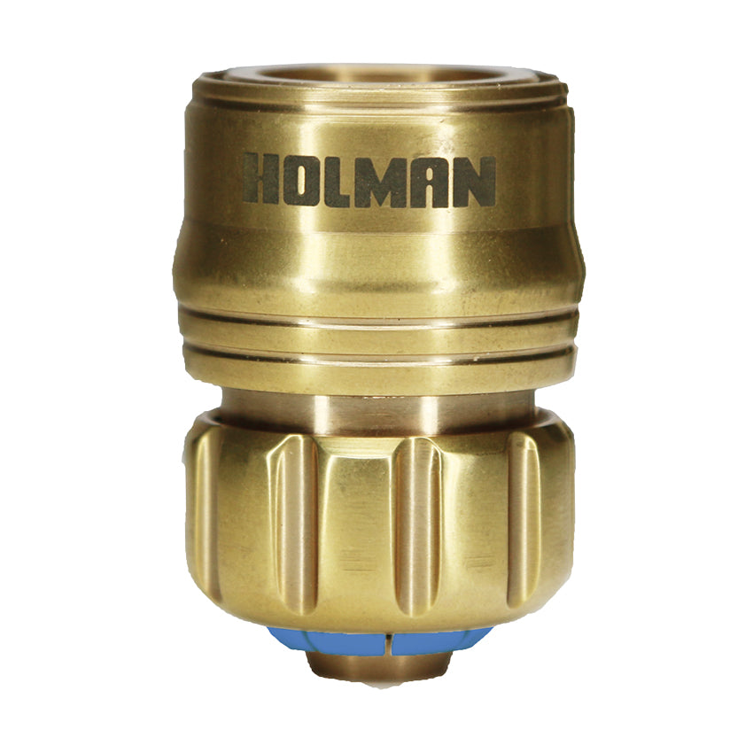Holman 18 mm Brass Hose Connector Grip N Lock