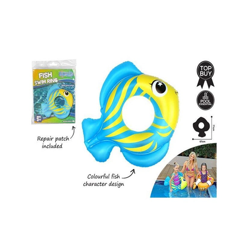Inflatable Fish Swim Ring