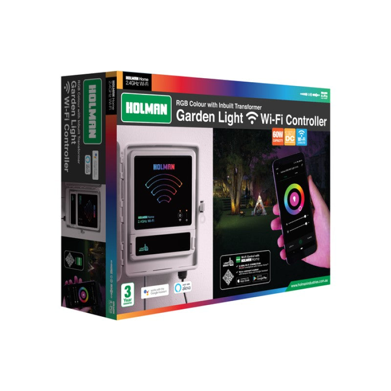 Holman RGB Colour Wi-Fi Garden Light Controller