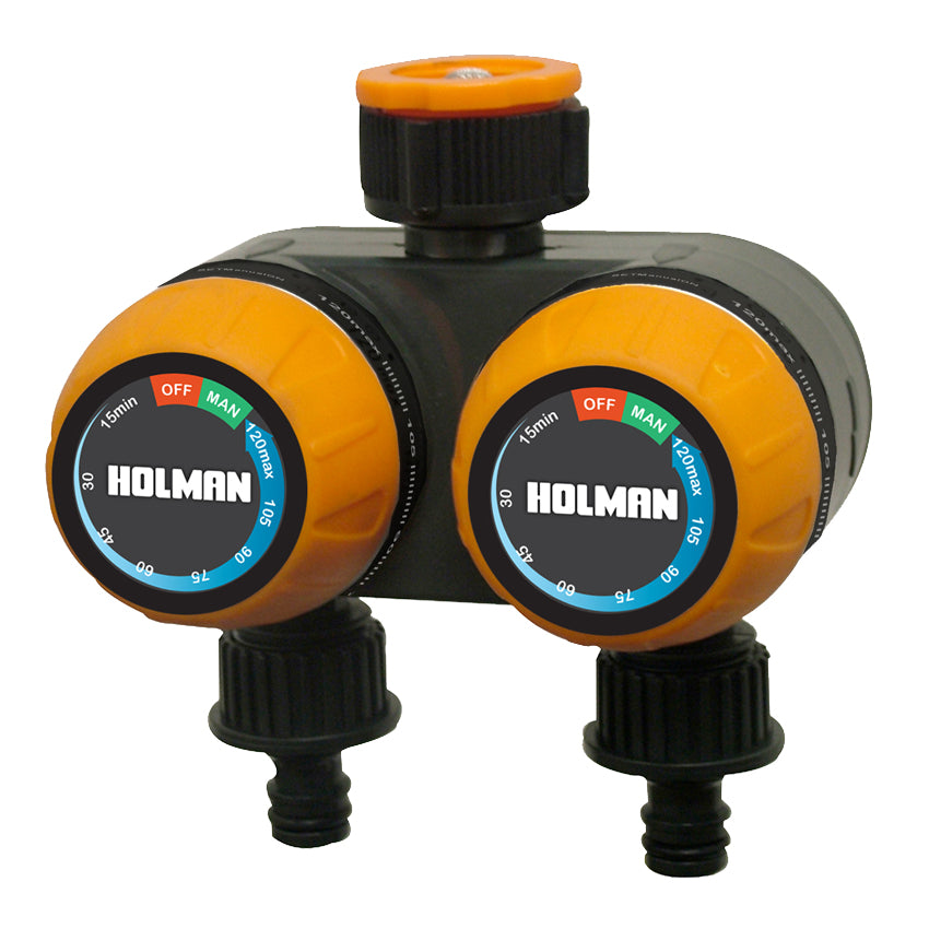 Holman Manual Tap Timer Dual Outlet