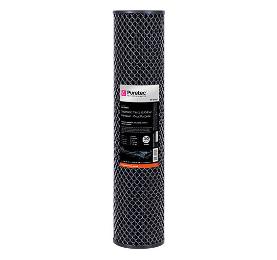 Puretec Dual Purpose Carbon Cartridge 20"MP ,10 Micron