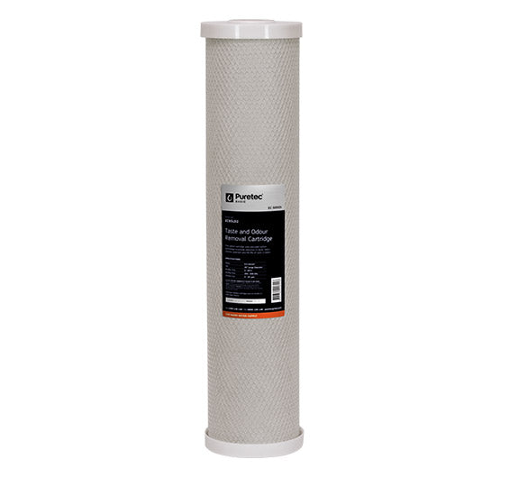 Puretec Extruded Carbon Large Diameter Filter Cartridge 20" 5 Micron