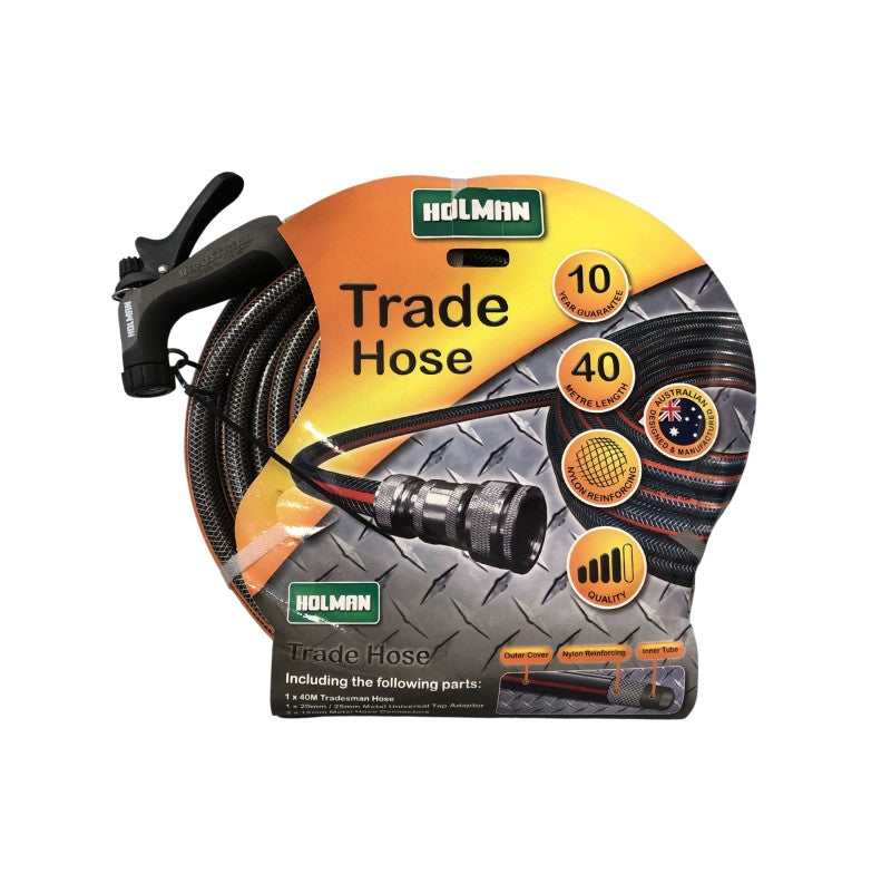 Holman Trade Hose 12mm x 40m with Gun
