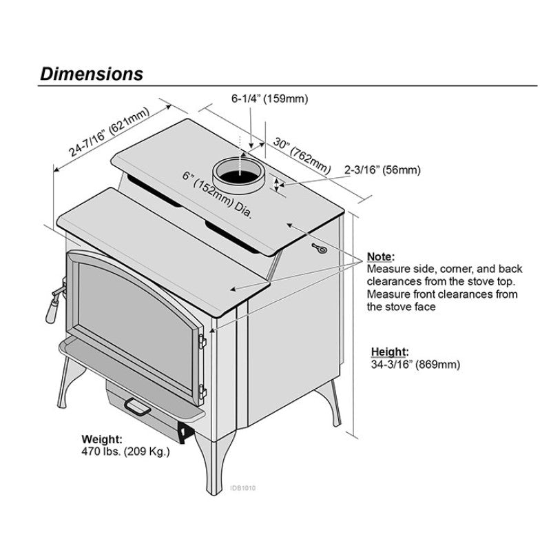 Lopi Liberty Freestanding Wood Heater