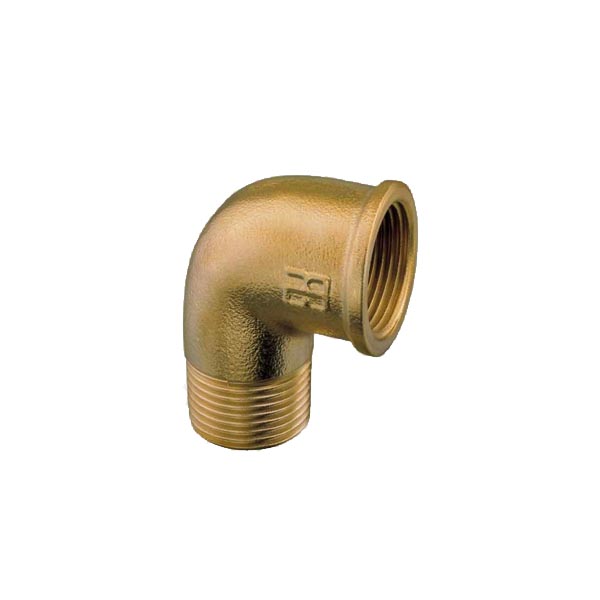 Brass Threaded Male Female Elbow 1 1/4"