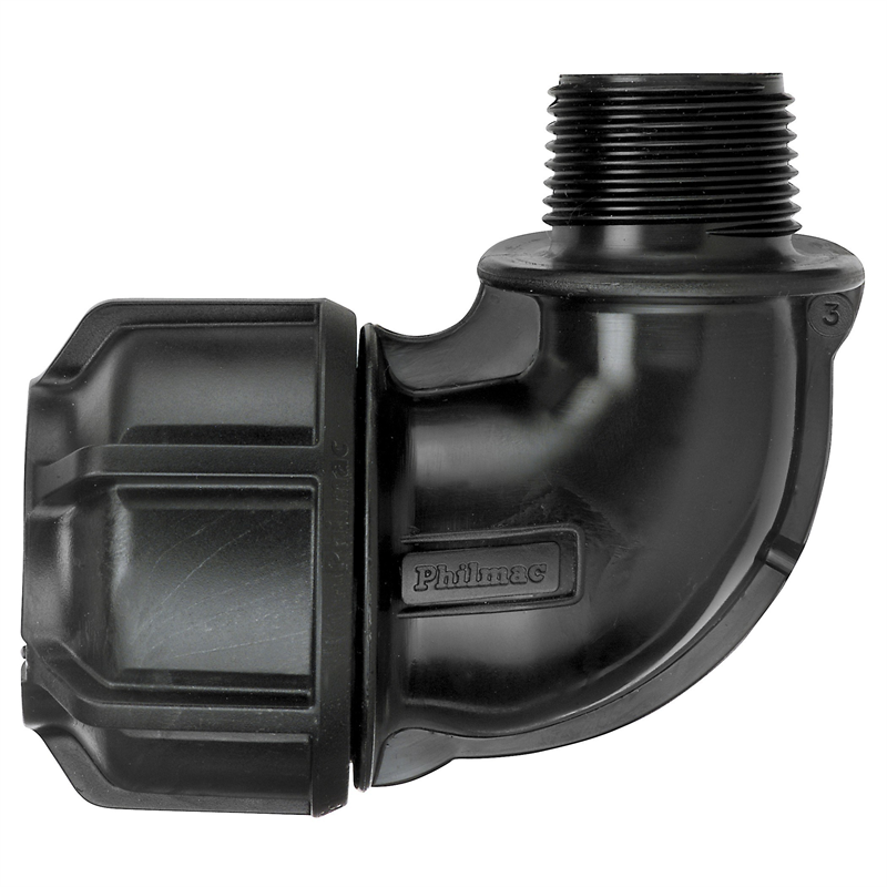 Philmac Metric Elbow 75 mm x 3" Mi