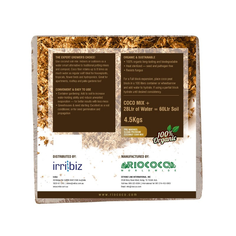 RIOCOCO Coir Mix Block 4.5kg