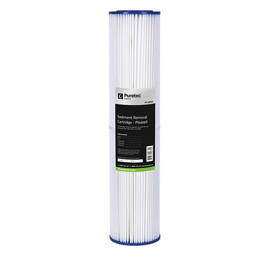 Puretec Pleated Sediment Cartridge Large Diameter 20" 5 Micron