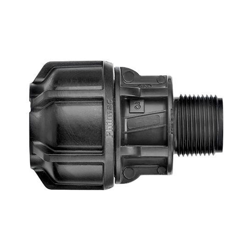 Philmac 3G Metric Compression End Connector Poly x MI BSP