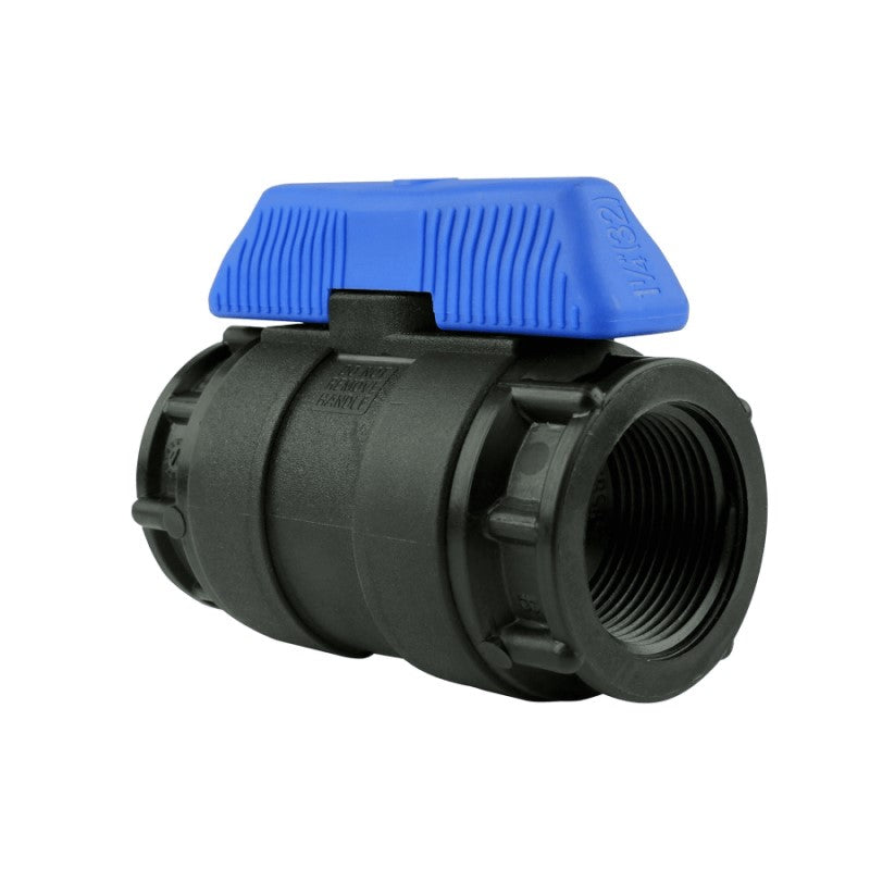 Philmac Blue Handled Ball Valve Poly | Blue Bucket