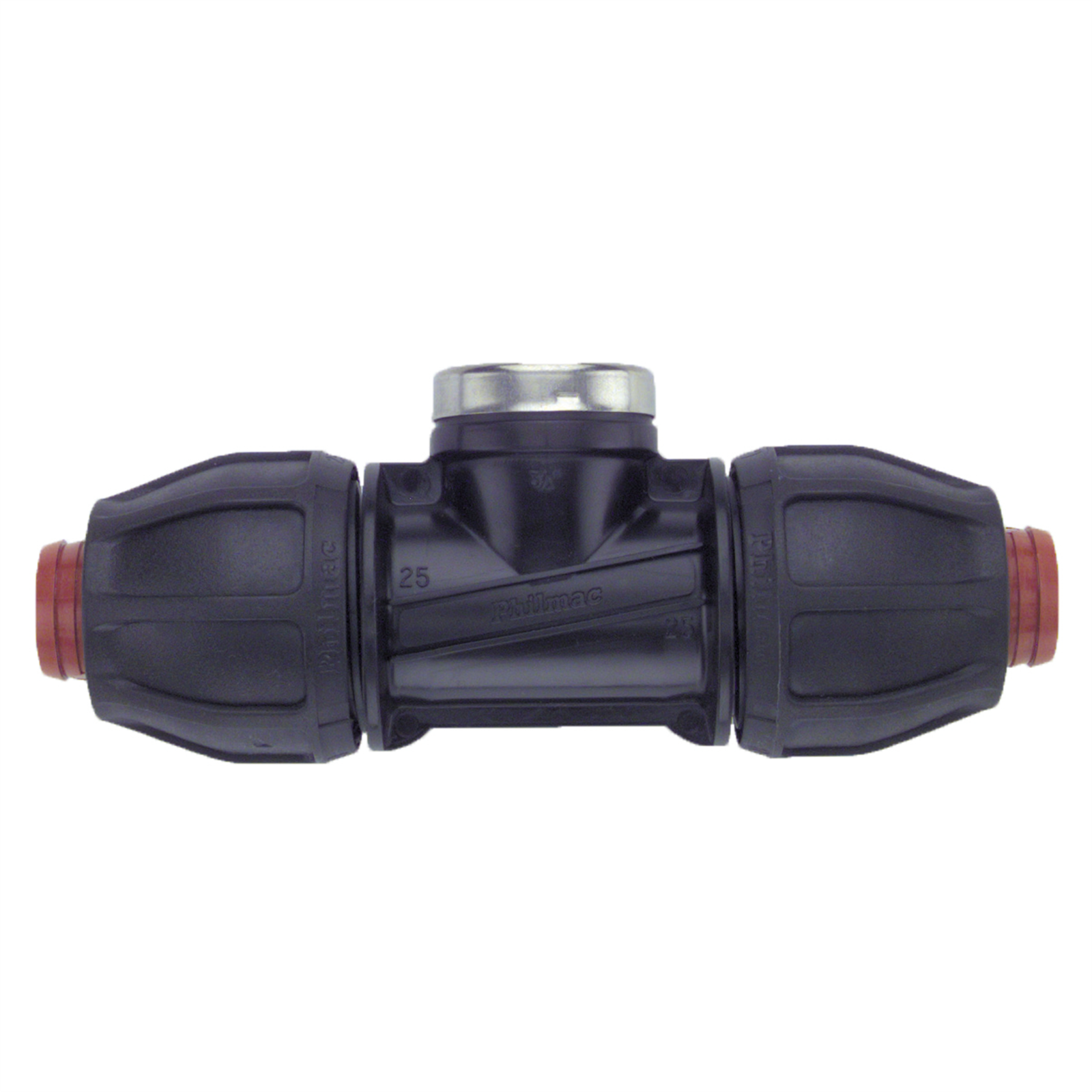 Philmac Rural Tee Poly x Fi 1 1/2" x 1 1/4"