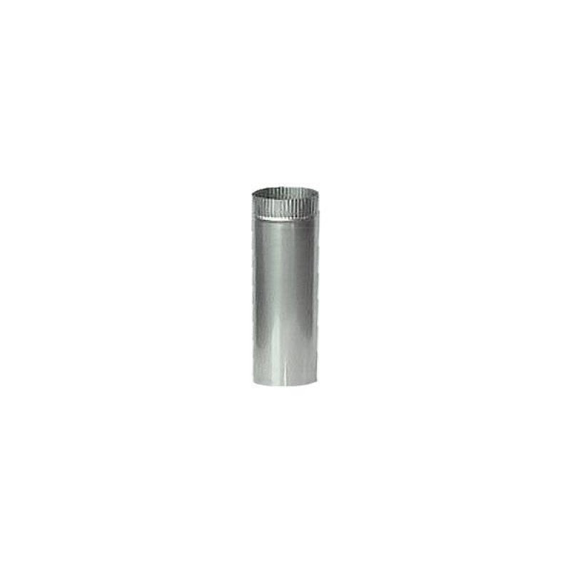 Flue Half Length Stainless Steel 6"