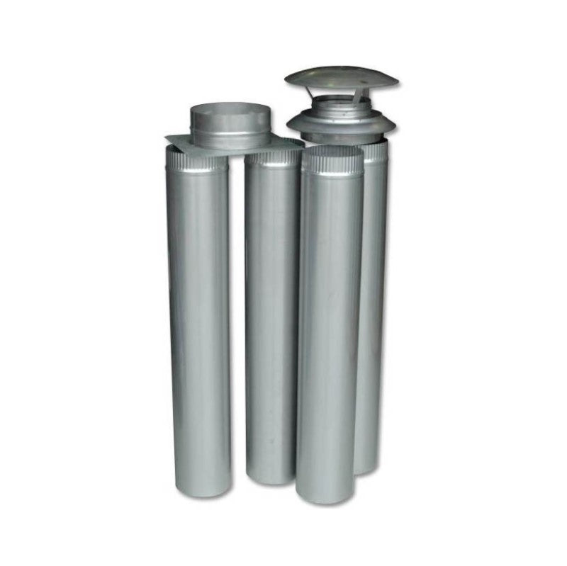 Flue Kit Stainless Steel 6"