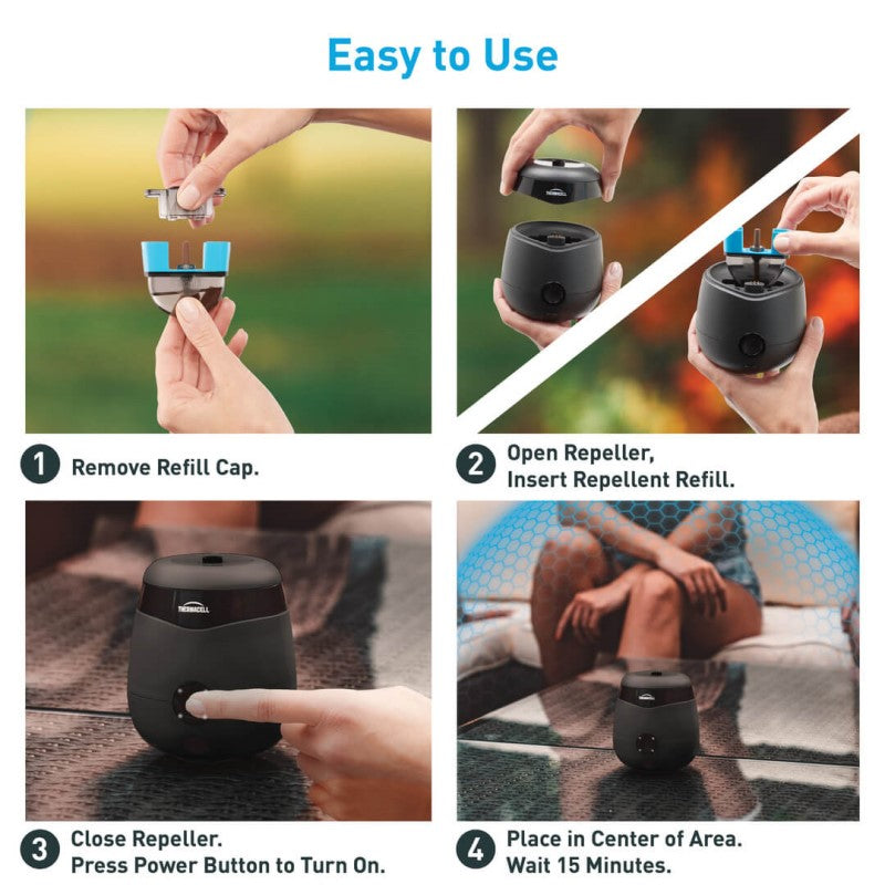 Thermacell Mosquito Repeller E55 Rechargeable Charcoal