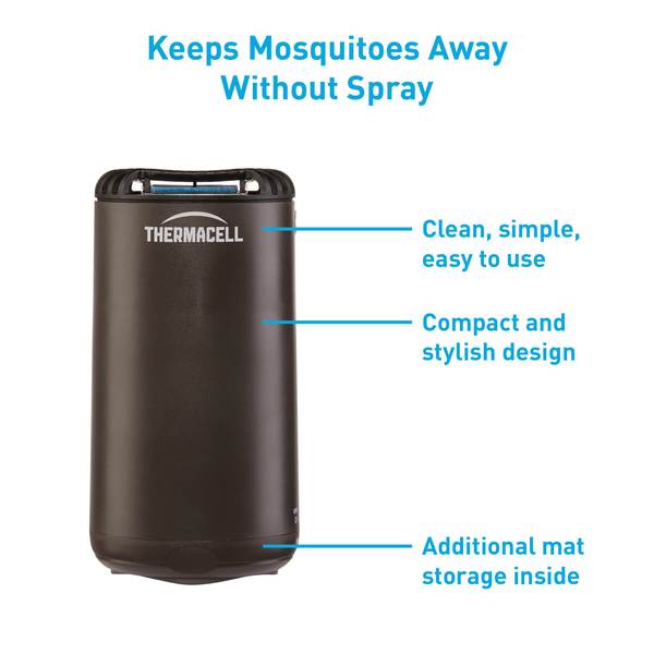 Thermacell Mosquito Repeller Mini Halo Table Top Graphite