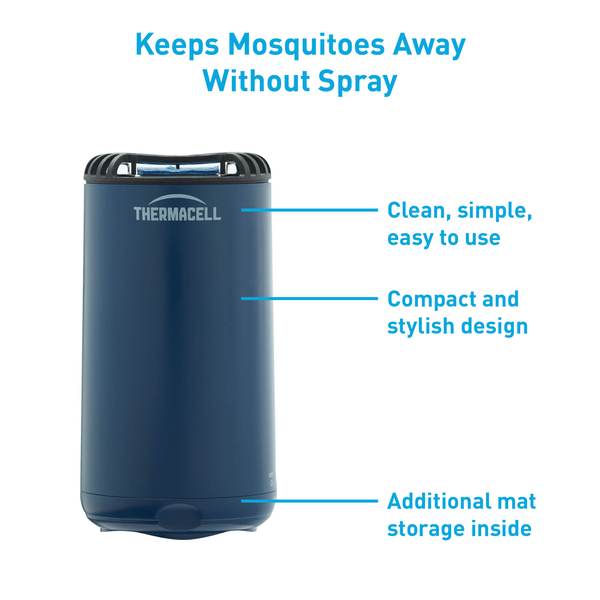 Thermacell Mosquito Repeller Mini Halo Table Top Navy