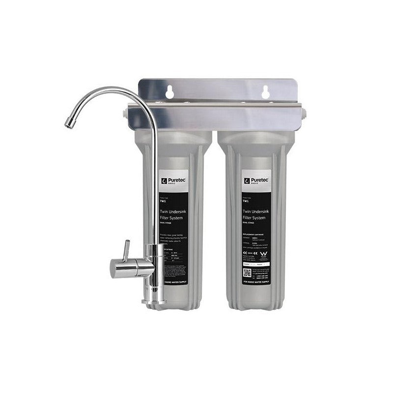 Puretec Twin Undersink Water Filter System TW1