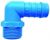 Tefen Chem Male Elbow 6 mm x 1/4"