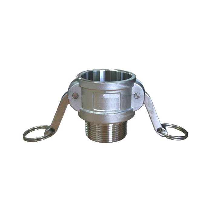 Camlock Aluminium Coupler Female x Mi BSP 80mm