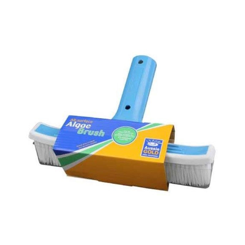 Aussie Gold Pool Algae Brush All-Surface 10"