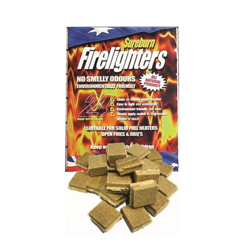 Sureburn Firelighters Pack of 24