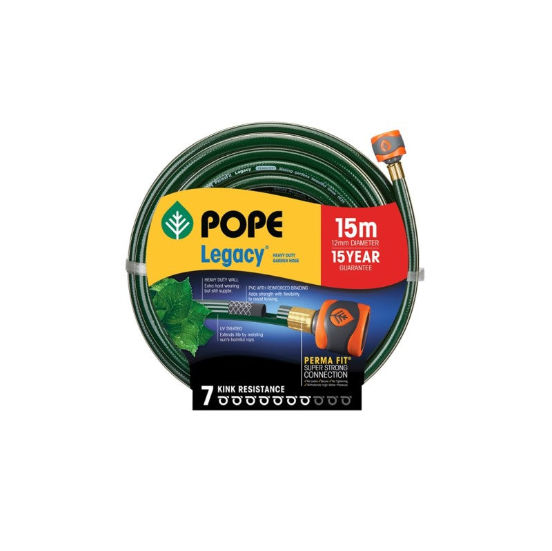 Pope Garden Hose Legacy 12mm x 15M | CLEARANCE