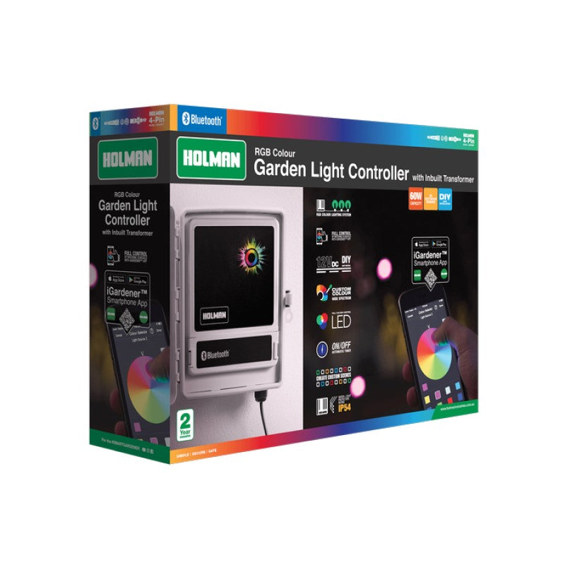Holman RGB Colour Bluetooth Garden Light Controller