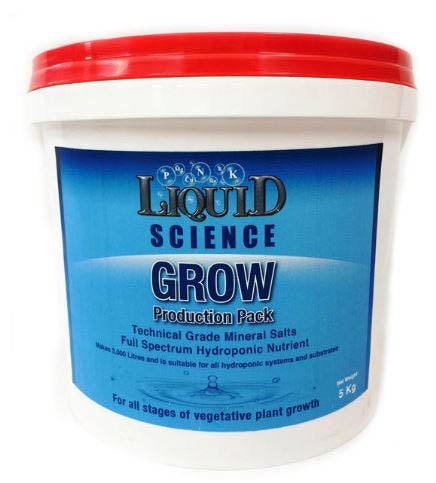 Liquid Science Powdered Nutrient 5kg Grow A&B