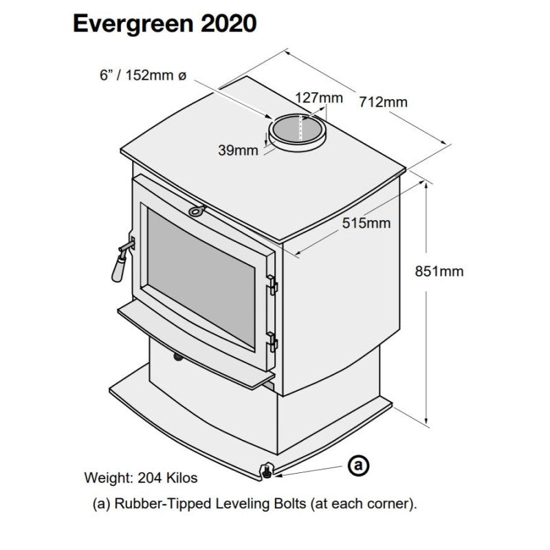 Lopi Evergreen Pedestal Wood Heater