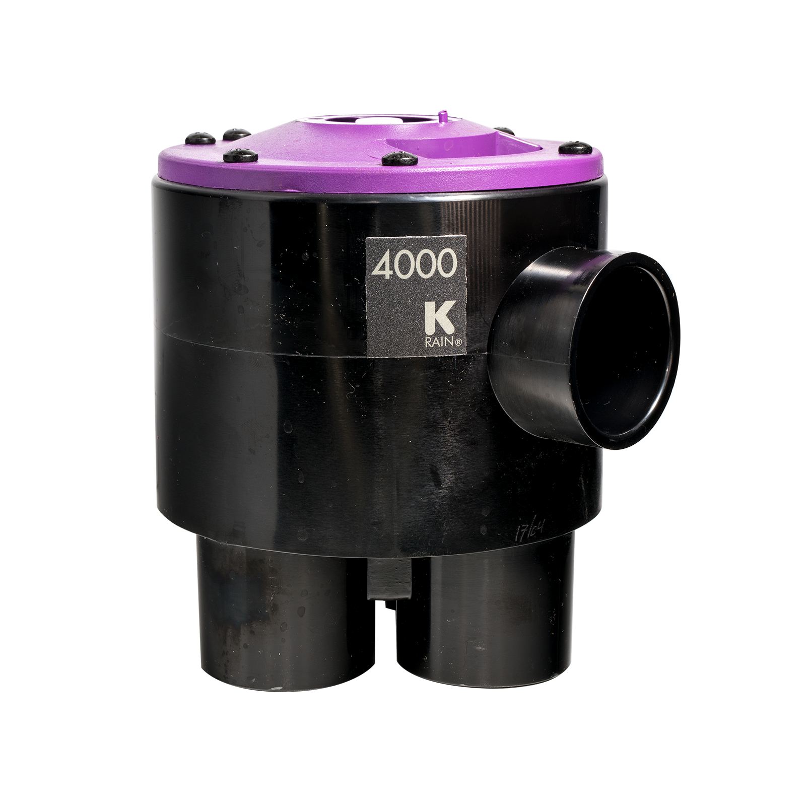 K-Rain 4000 Series Indexing Valve For 4 Outlet - Purple Lid (valve only)