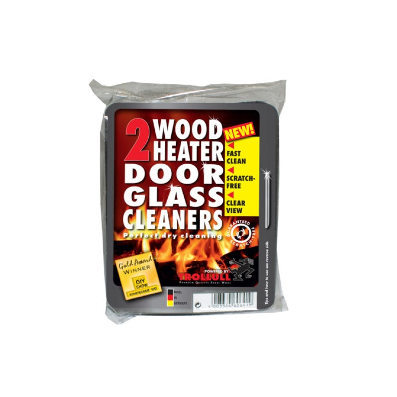 Wood Heater Door Glass Cleaners Pack of 2